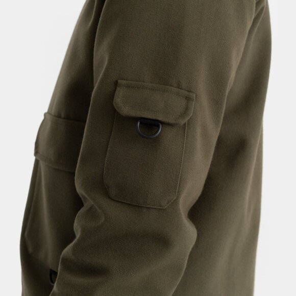 BNWT Revolution of 1995 - Men's Army Green Recycled Utility Bomber Jacket - Picture 3 of 6